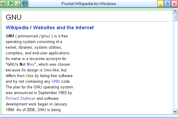 PocketWikipedia